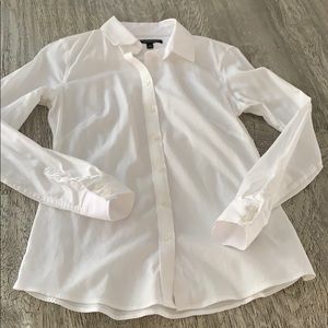 Textured Banana Republic fitted button down